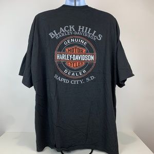 Harley Davidson Men T-Shirt 4XL Rapid City SD